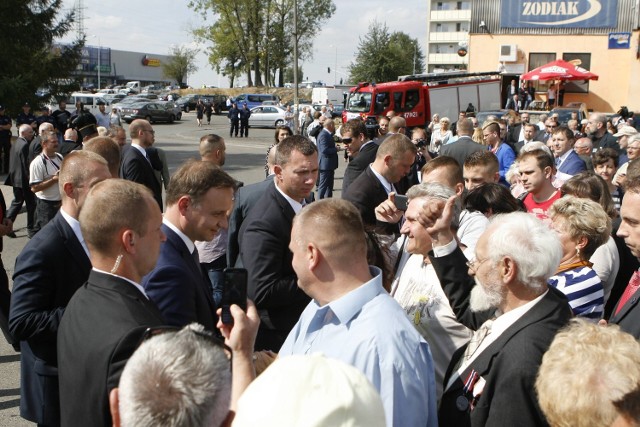 Prezydent Andrzej Duda w Jastrzębiu na uroczystościach 35-lecia podpisania Porozumień Jastrzębskich