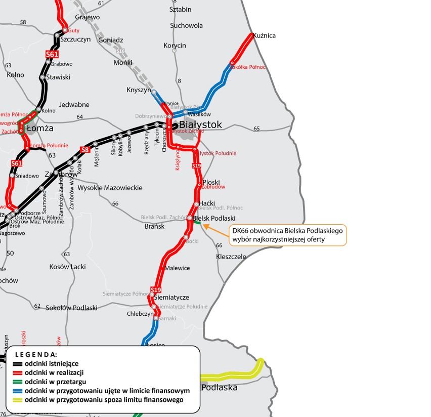 Południowa obwodnica miasta to dwa 3-kilometrowe fragmenty...