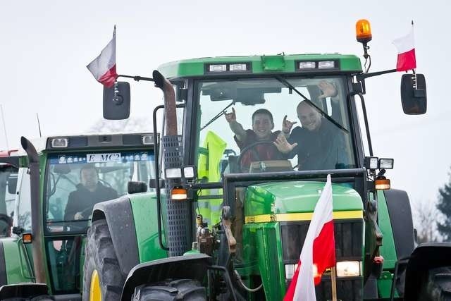 Protest rolników w TryszczynieProtest rolników w Tryszczynie