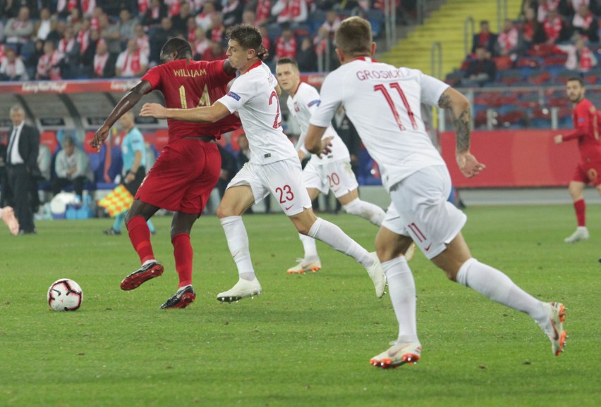 mecz Polska - Portugalia 2:3 na Stadionie Śląskim w...