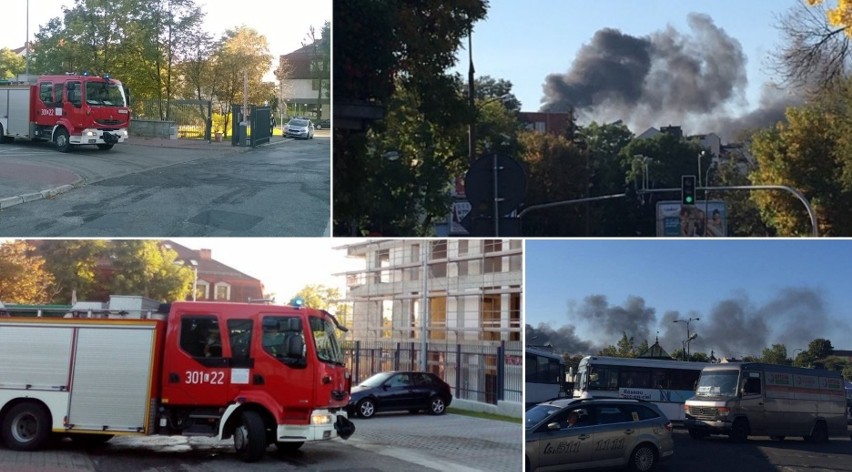 Pożar na budowie przy ul. Północnej w Lublinie
