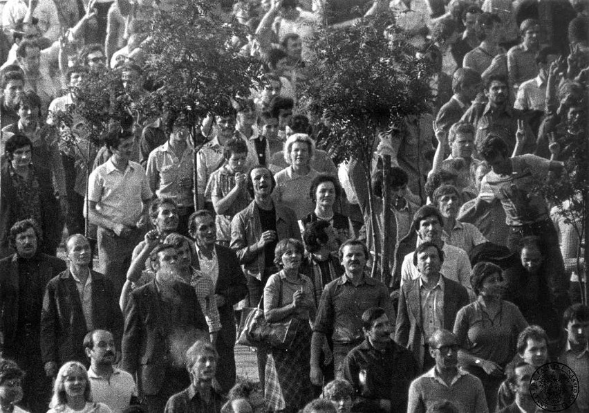 Protesty opozycji antykomunistycznej w dniu 31.08.1982 roku...