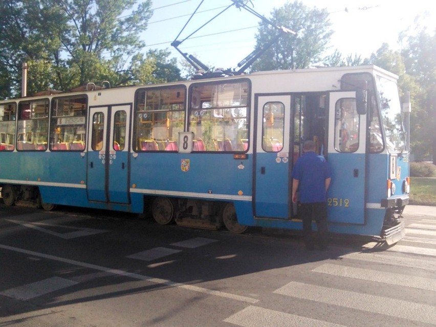 Awaria tramwaju na Borowskiej