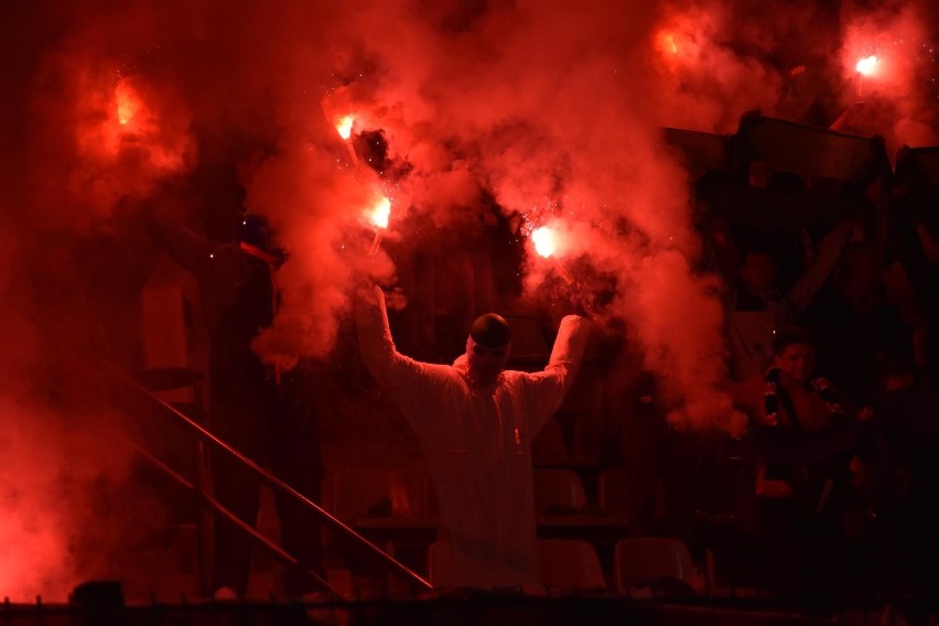 26.10.2018 legnica ekstraklasa pilka nozna mecz miedz...