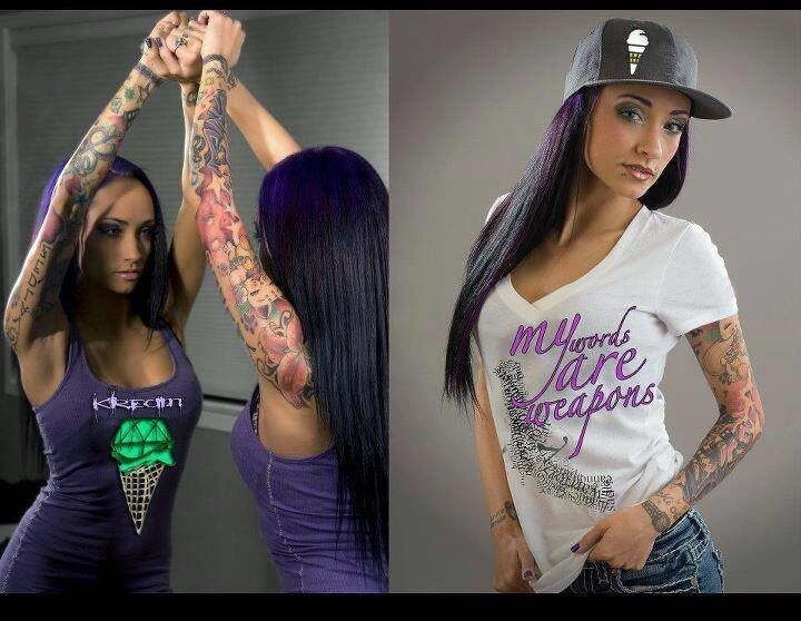 Tatuaże dla kobiet - kolorowe, czarno-białe. Wzory,...