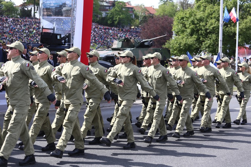 Defilada wojskowa 3 maja, Warszawa 2019