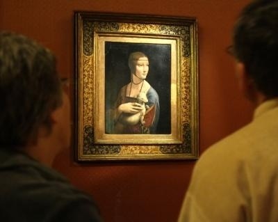 Muzeum Narodowe w Krakowie, Muzeum Czartoryskich, "Dama z gronostajem" Leonardo da Vinci fot. Piotr Kędzierski