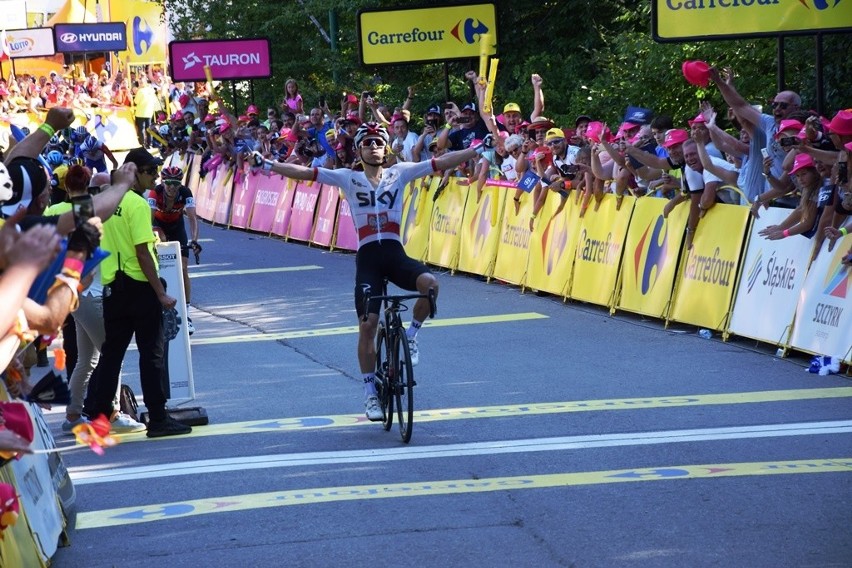 Tour de Pologne 2018: Michał Kwiatkowski wygrał etap z Jaworzna do Szczyrku. Polak nowym liderem Tour de Pologne [ZDJĘCIA]