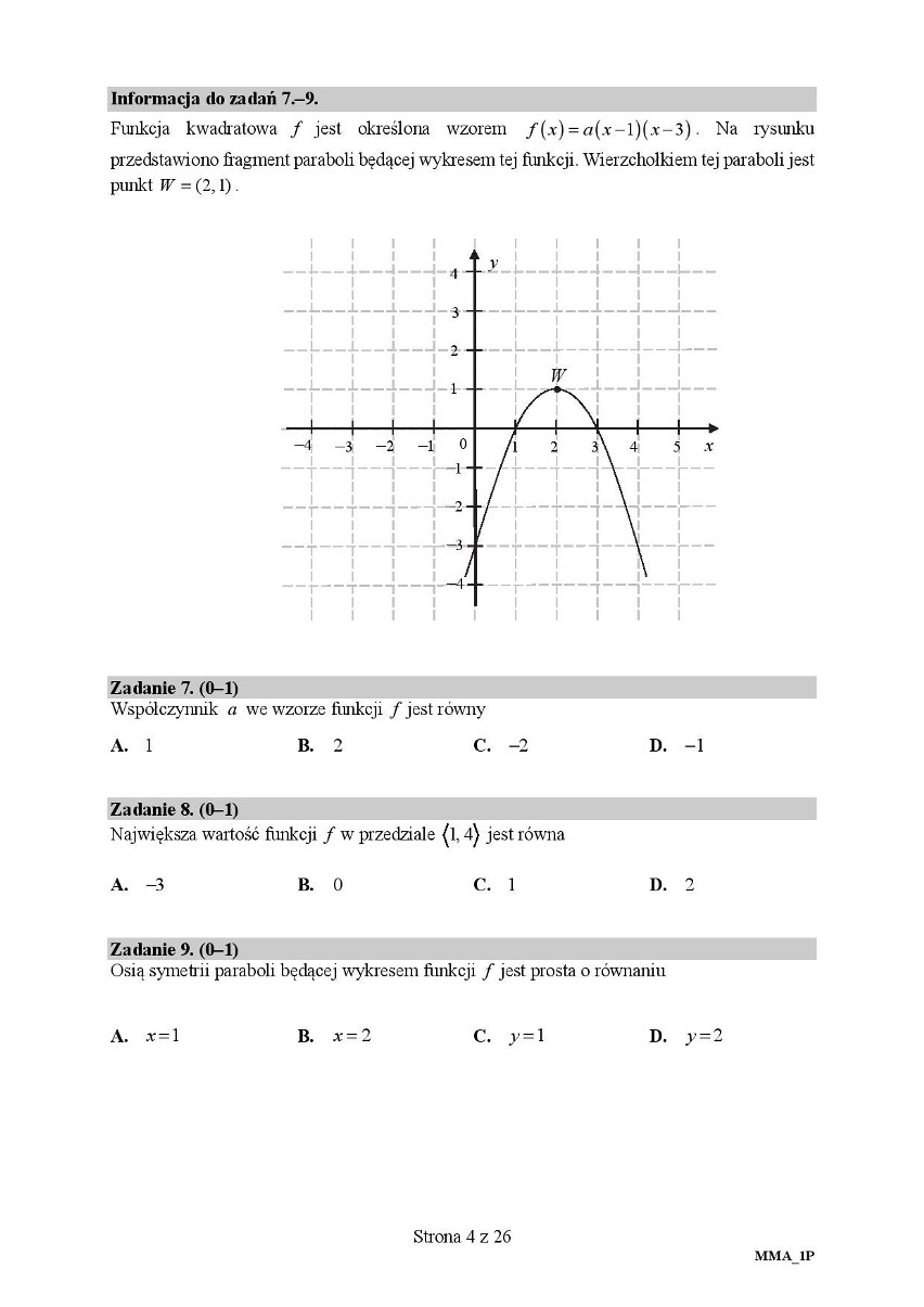 Zobacz zadania i odpowiedzi do arkusza z matury 2020 z...