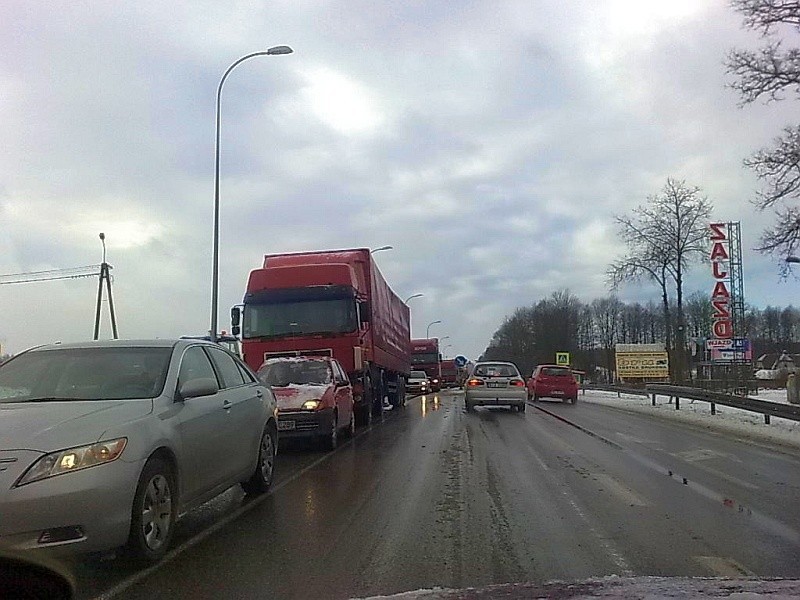 Zablokowany wjazd do Bialegostoku...