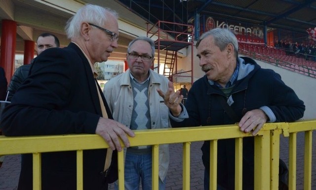 Od lewej: Andrzej Wojciechowski, Zdzisław Kostrzewiński i Tadeusz Gapiński