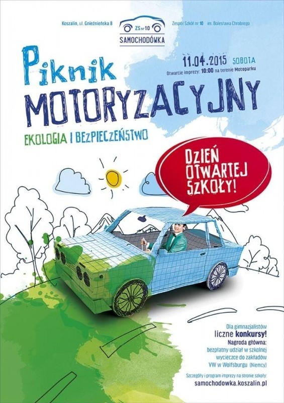 Dobra zabawa, ale też nauka bezpiecznej jazdy i bezpiecznego zachowania się na drodze - to główne założenia motoryzacyjnego spotkania.