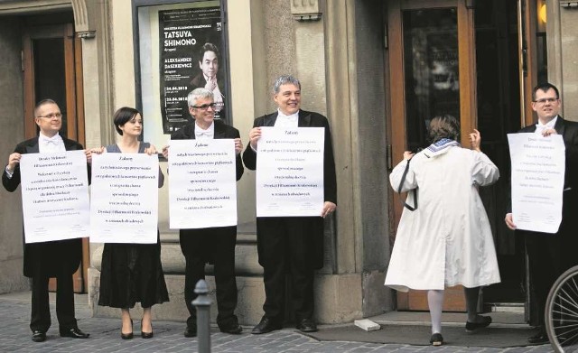 Podobną manifestację związkowcy zorganizowali już w kwietniu br.