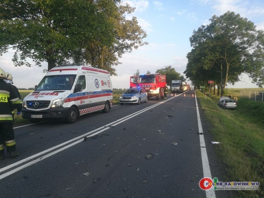 Wypadek na DK11 w Biskupicach