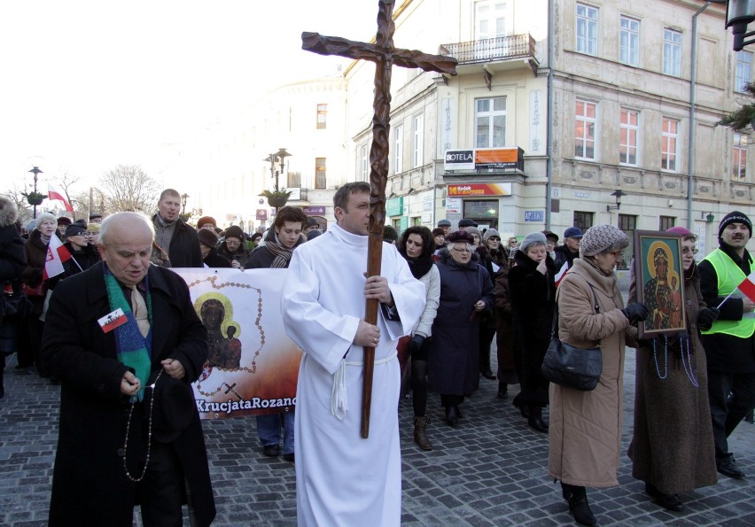 Marsz Krucjaty Różańcowej przeszedł przez centrum Lublina