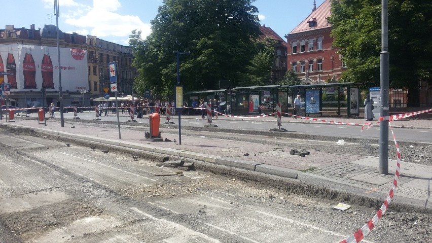 Remont ulicy Stawowej w Katowicach