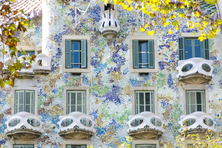 Casa Batlló – budynek projektu Antoniego Gaudiego.