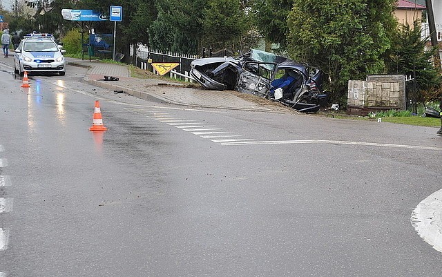 Wypadek w Pakoszówce.
