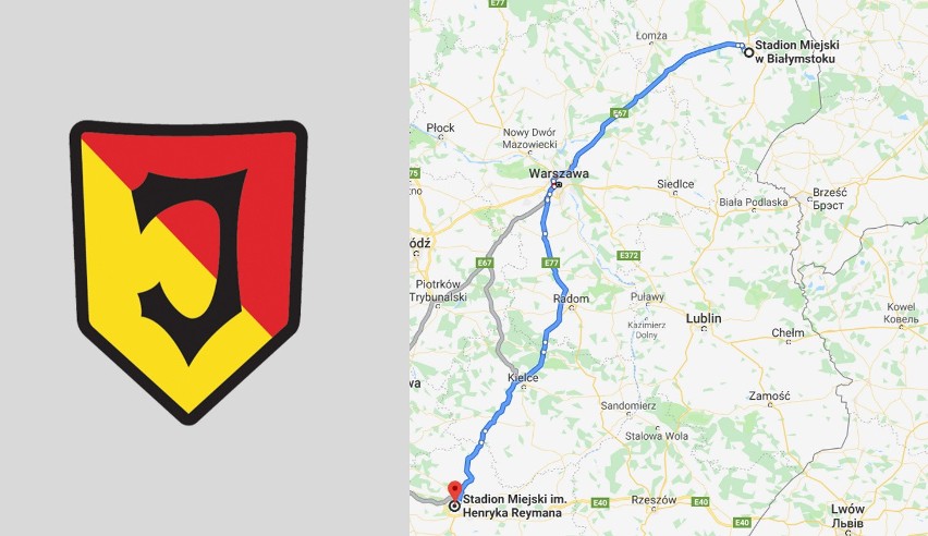 763 kilometry - Pogoń Szczecin...