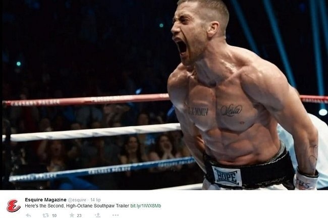 Jake Gyllenhaal w filmie "Do utraty sił" ("Southpaw") (fot....