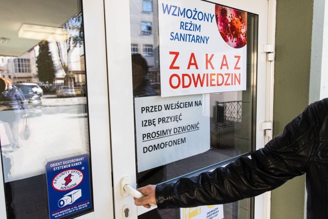 Szpitala ograniczają odwiedziny chorych. Wszystko przez grypę.