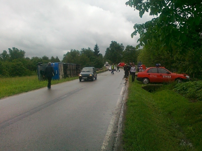 Do wypadku w Woli Rafałowskiej doszło dziś ok. godz. 12.30.