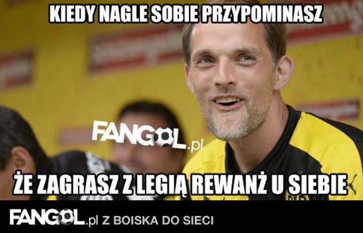 Memy po meczu Legia Borussia - internauci nie zostawiają na...