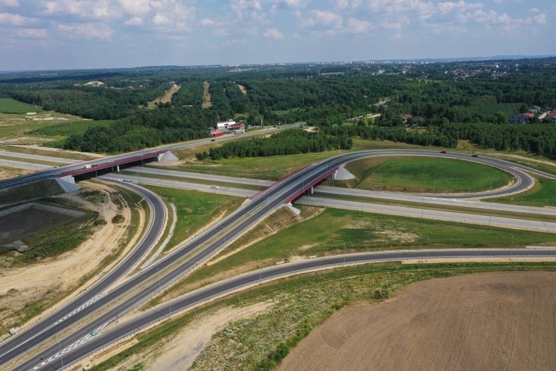 Autostrada A1, odcinek F. Okolice węzła Blachownia....