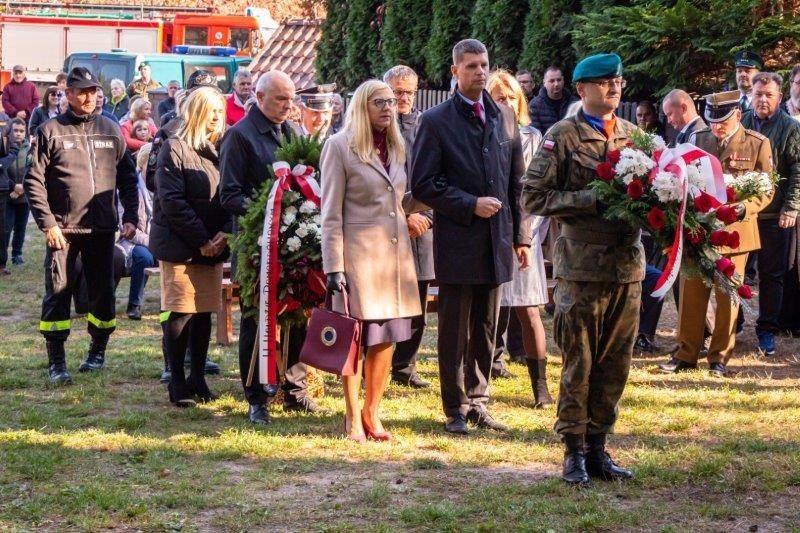 W lesie pod Olmontami odbyły się uroczystości upamiętniające...