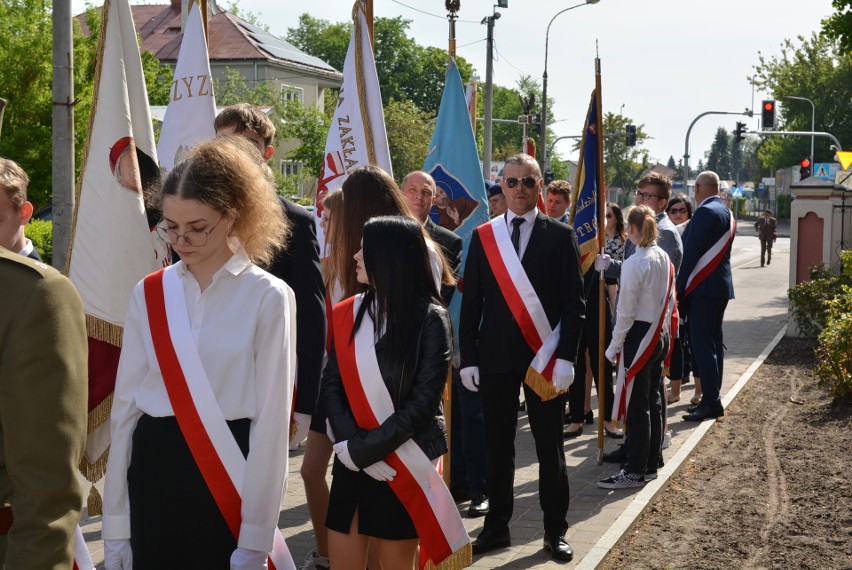 Ostrołęka. Uroczystość z okazji 233. rocznicy uchwalenia Konstytucji 3 Maja, 3.05.2024