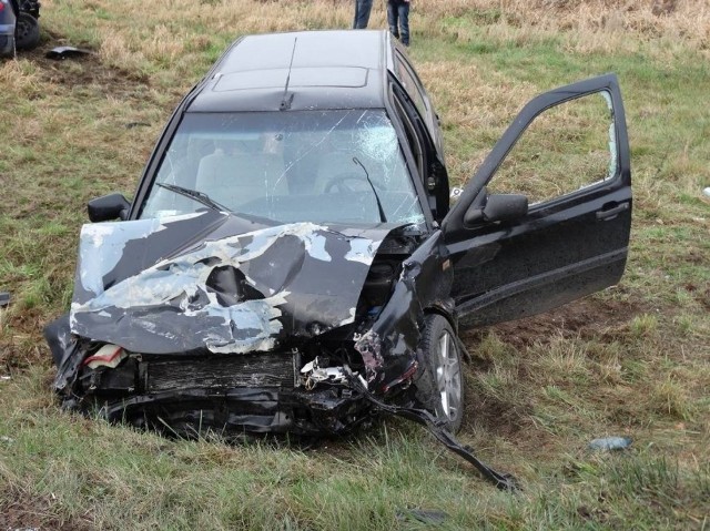 Wypadek w Nowym Tomyślu: Jedna osoba ciężko ranna