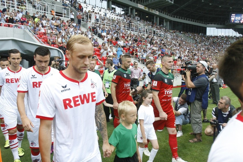 Mecz GKS Tychy - FC Koeln na otwarcie stadionu w Tychach