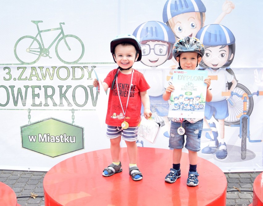 Zawody rowerkowe w Miastku