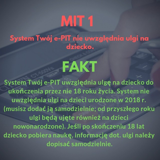 KAS publikuje mity i fakty o usłudze Twój e-PIT.