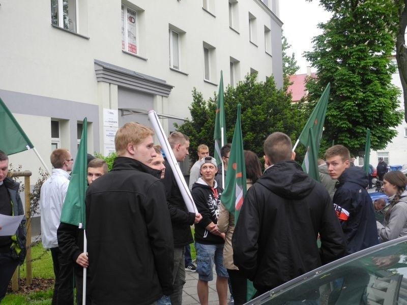 Protest zorganizowany przez Młodzież Wszechpolską i Ruch...