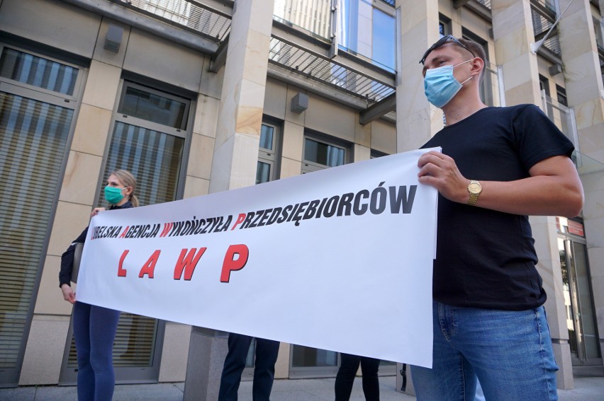 Protest przedsiębiorców w Lublinie