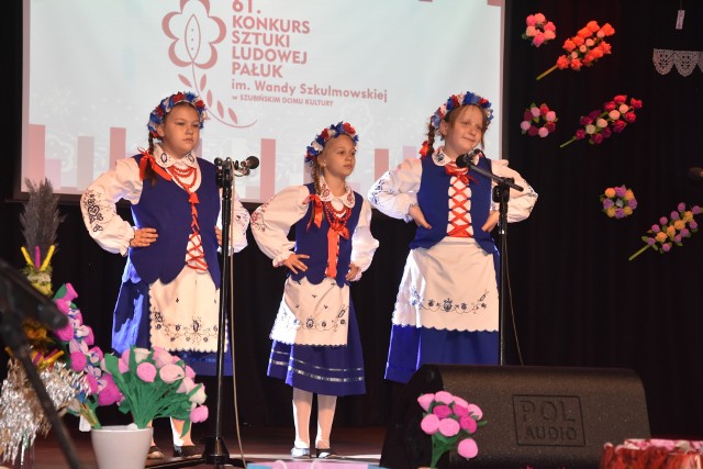 Uroczystość uświetnił występ dziecięcych zespołów ludowych: „Chabry” z Olszewski (na zdjęciu) i „Pałuczaki” z Szubina.