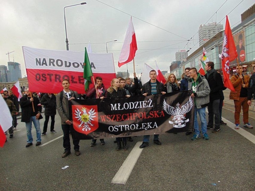 Narodowcy z Ostrołęki na Marszu Niepodległości (ZDJĘCIA)