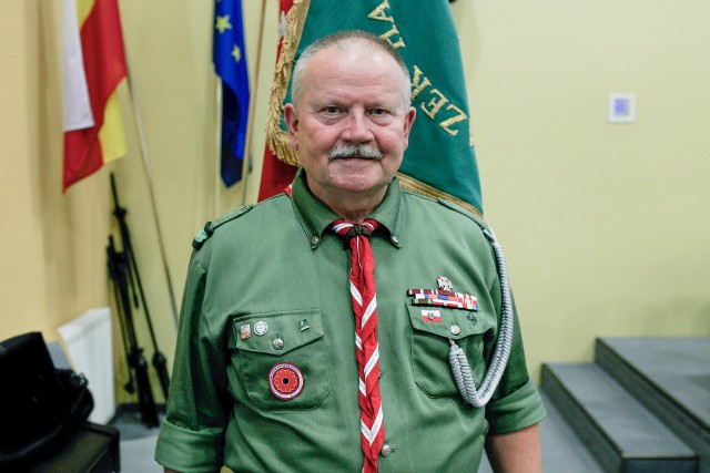 Nowy komendant białostockich harcerzy hm. Romuald Lewandowski został wybrany na czteroletnią kadencję