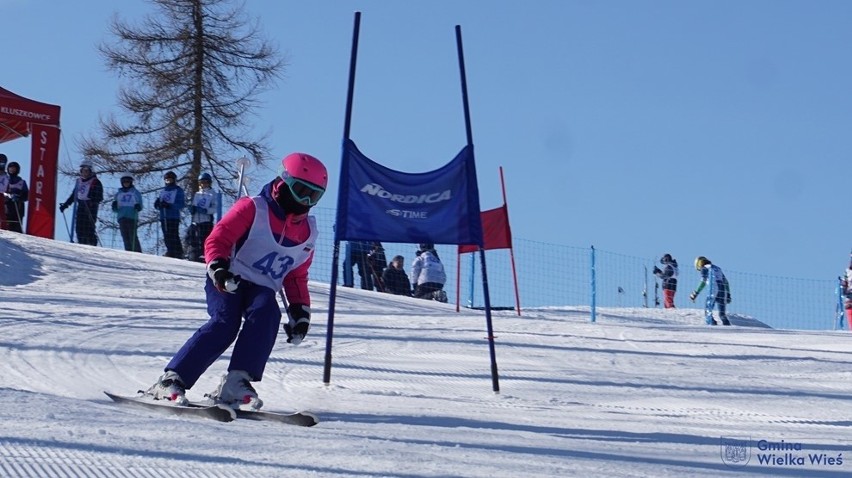 Mieszkańcy gminy Wielka Wieś na mistrzostwach w narciarstwie alpejskim [ZDJĘCIA]