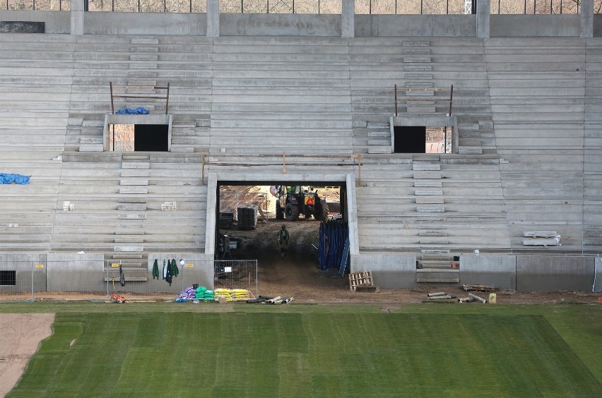 Stadion Pogoni - stan na koniec lutego 2021.