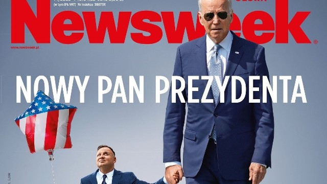 Fragment kontrowersyjnej okładki najnowszego wydania tygodnika "Newsweek".