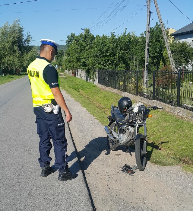 Na miejscu wypadku w Przyjmie