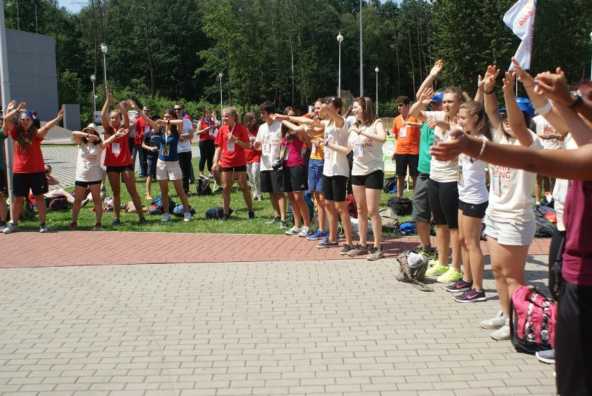 Goście z Włoch i Czech bawią się w Centrum Sportów Letnich...