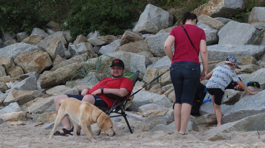 Zobaczcie, jak we wtorkowe południe wyglądała plaża...