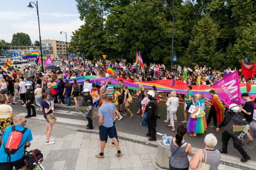 Tak wyglądał Marsz Równości w Białymstoku.