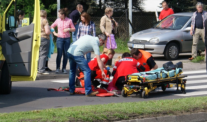 Wypadek w Kaliszu - 9-latka potrącona na pasach