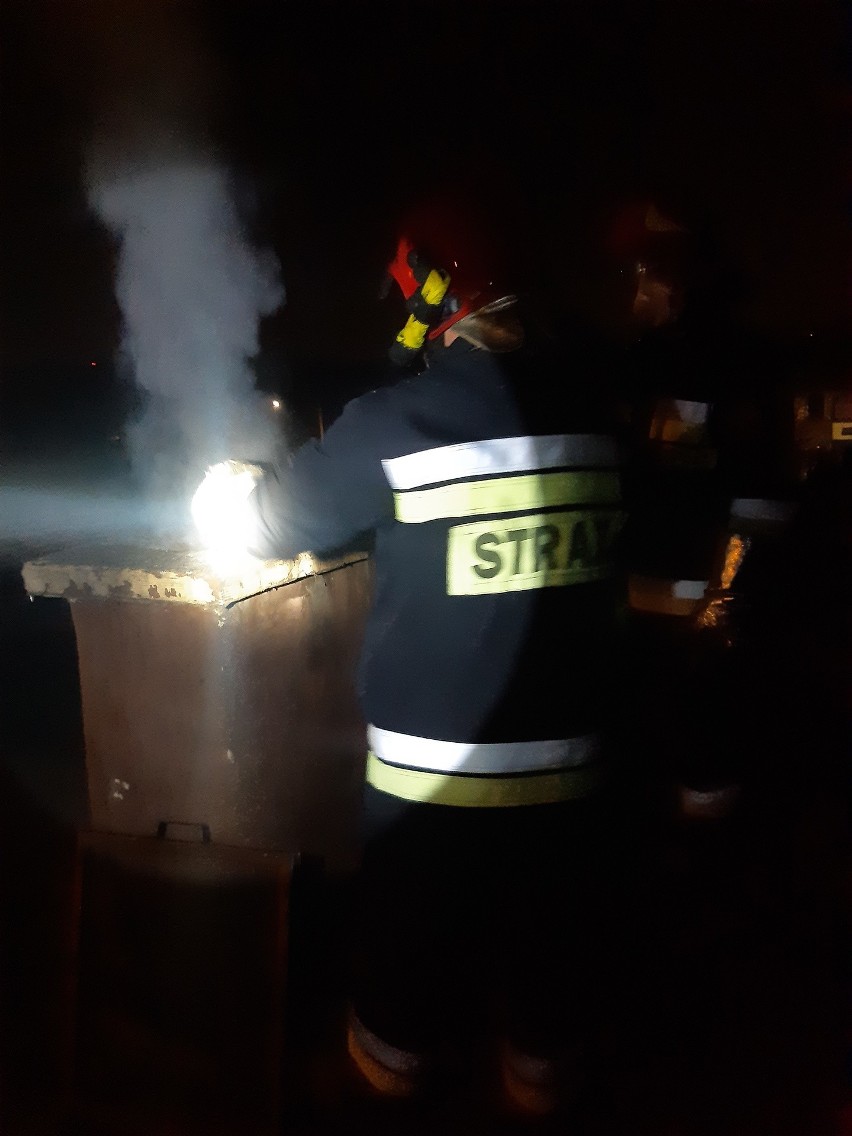 Nocna akcja straży pożarnej w Mysłowicach