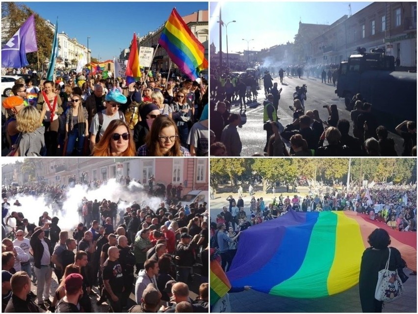 Marsz Równości w Lublinie. Relacja z przejścia uczestników marszu ulicami miasta (ZDJĘCIA, WIDEO)                      