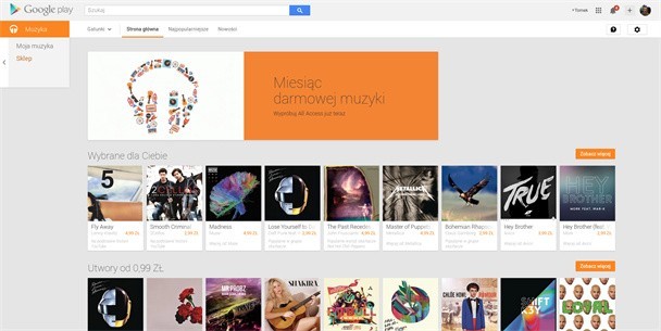 Muzyka Google Play w Polsce. Nowa aplikacja muzyczna Google [CENNIK, REGULAMIN] 